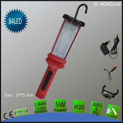 factory magnet Bracket 84led Rechargeable Handheld automobile work Trouble Light