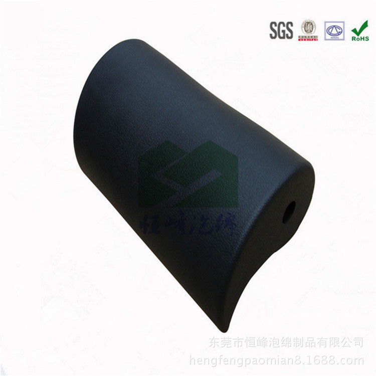 恒峰定制耐用PU自结皮发泡软件、一次嗮纹PU荔枝纹扶手/发泡成型