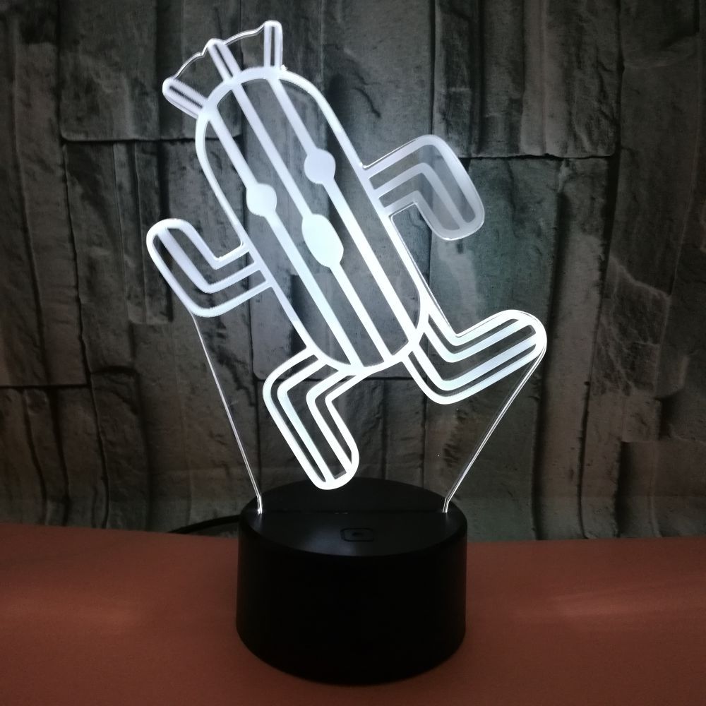 Cactus 3D Lamp