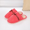 Demi-season comfortable wear-resistant keep warm slippers with bow for beloved for pregnant, footwear, wholesale