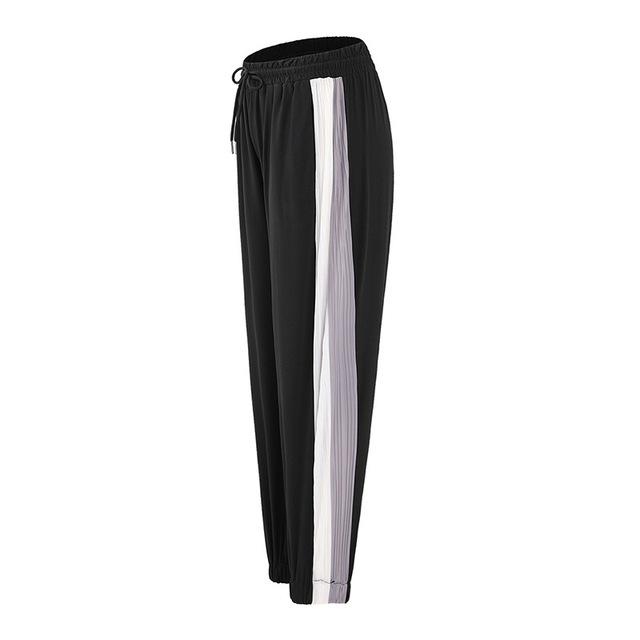New Colour-Coloured and Crumpled Sports Pants for Women with Loose Breath Leisure Slim Yoga