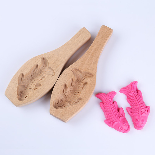 Small Qingming Fruit Youth League Mooncake Children's Animal Cartoon Steamed Bun Pastry Mung Bean Cake Wooden Three-dimensional Mold