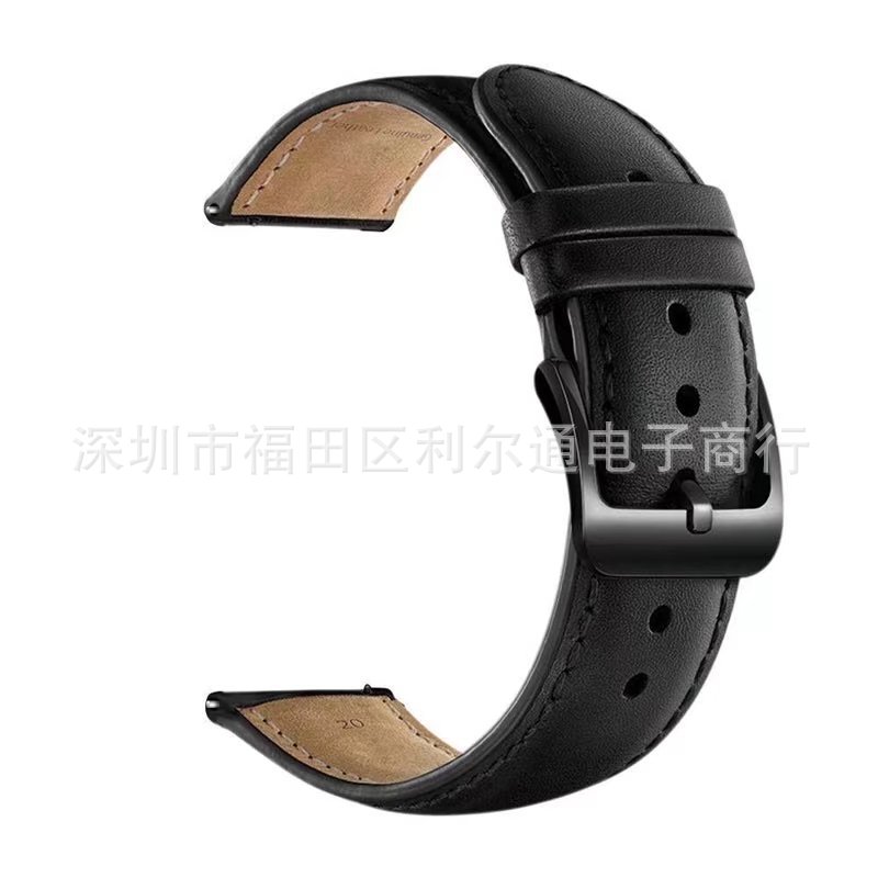 适用三星Gear S3 Classic手表带sport S2牛皮表带华为GT华米表带|ru