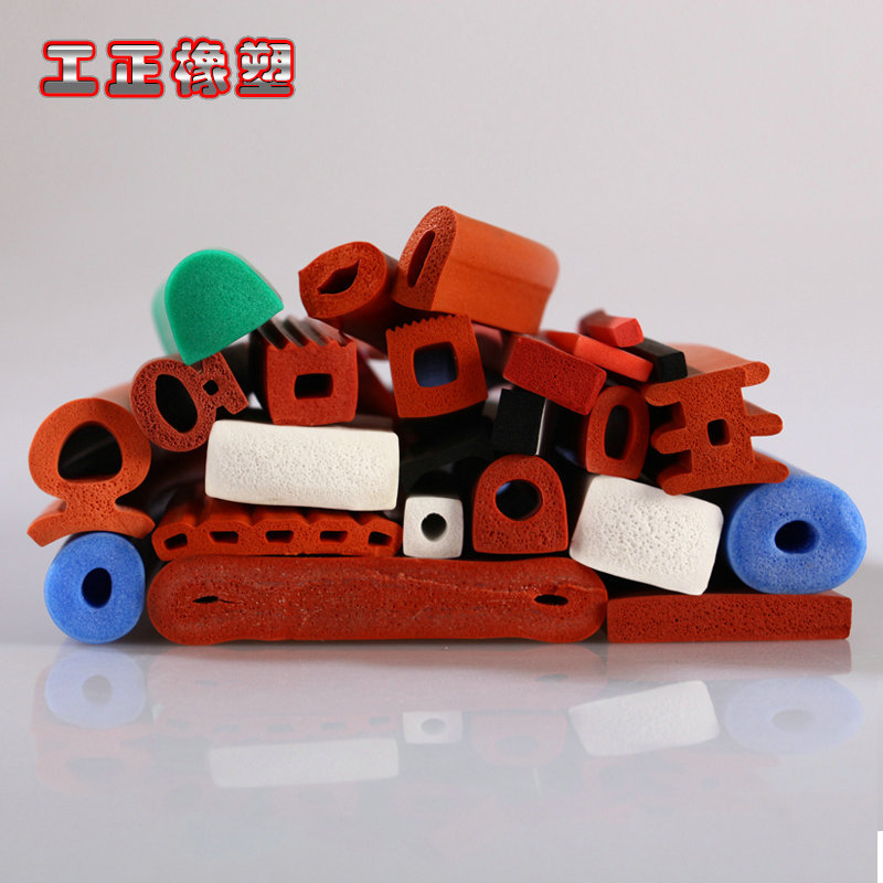 批发定制硅胶条 异形发泡条 海绵硅橡胶条 耐高温阻燃硅胶密封条