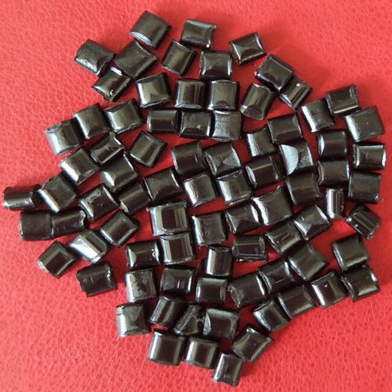 现货供应 黑色阻燃级PC/ABS合金料 高光黑色防火V0级PC/ABS改性料