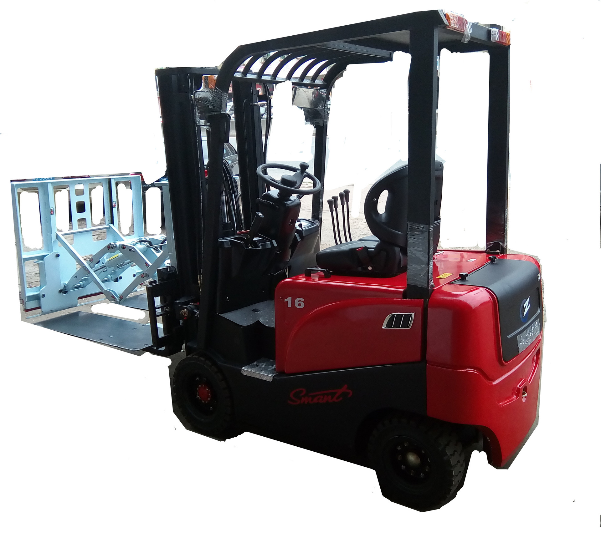 不需卡板叉车纸滑板叉车进集箱无卡板用电动叉车推拉器出租