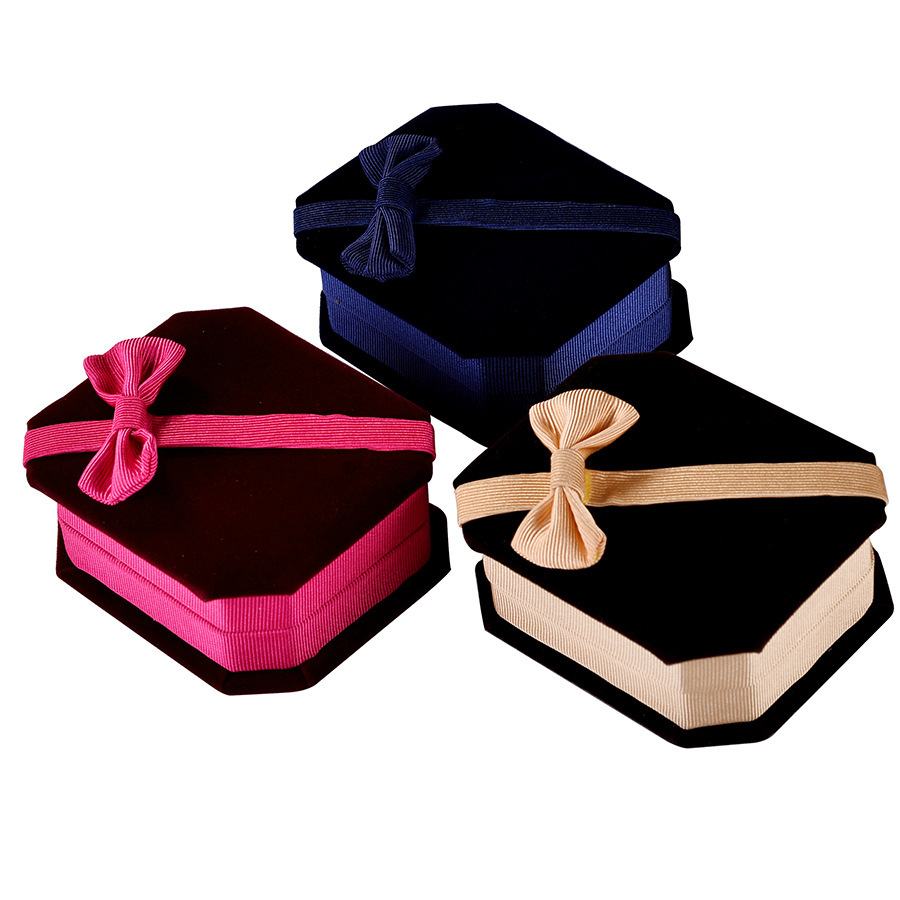 欧美饰品新款wish亚马逊速卖通ebay流行绒布盒子礼品盒首饰盒批发