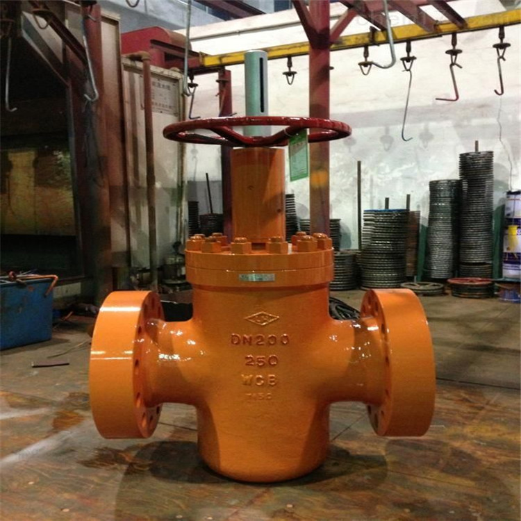 云南省平板闸阀供应商Z43WF-16CDN450凸面法法兰无导流孔平板闸阀