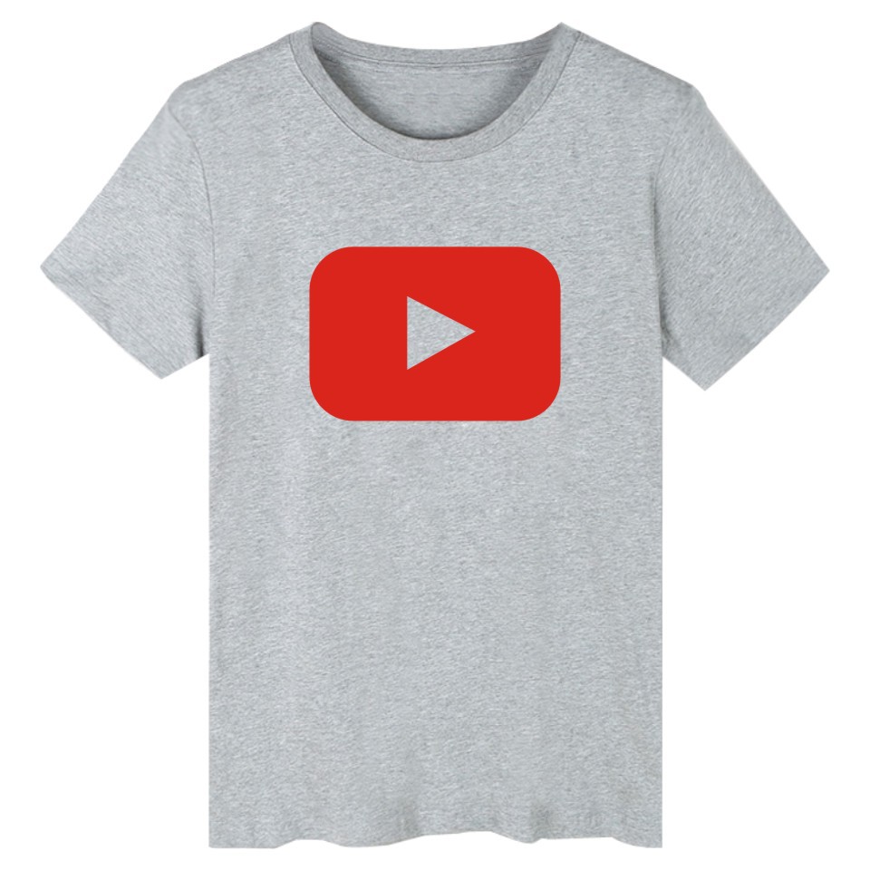 T-shirt col rond en coton Youtube - Ref 3423566 Image 46