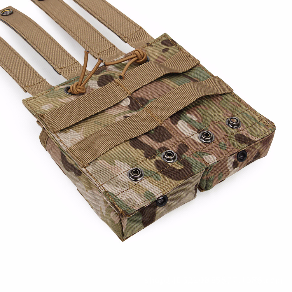 (2개) 야외 전술 조끼 MOLLE 새로운 G36 확장 된 더블 액세서리 가방 다기능 기타 가방 허리 가방 보관 가방