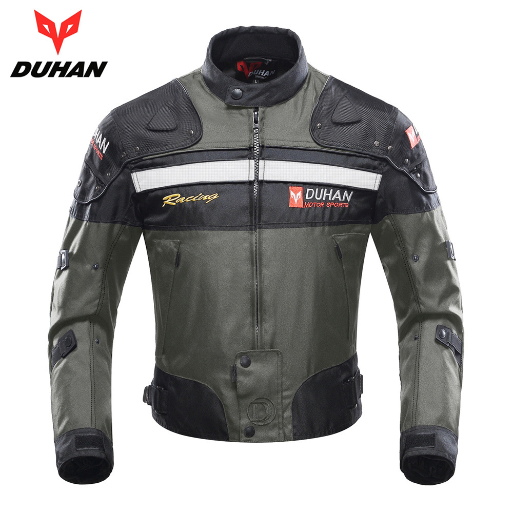 杜汉赛车服秋冬摩托车骑行服摩托车机车服摩托服四季加厚外套