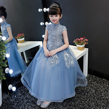 儿童礼服公主裙蓬蓬纱2022春夏新款女童走秀小主持人钢琴演出服装