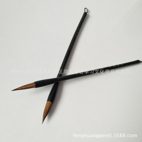 Large Wolf Hair Six-Rank Ink Slab Combined Hair Pen for Beginners, Ash Hair, Mouse Hair, Seal and Clerical Script, Small, Medium, and Large Regular Script, Running Script Calligraphy Pen