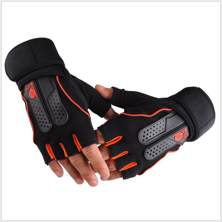Gym Gloves Weightlifting Dynamic bike protect ventilation Wristband apparatus dumbbell train motion glove
