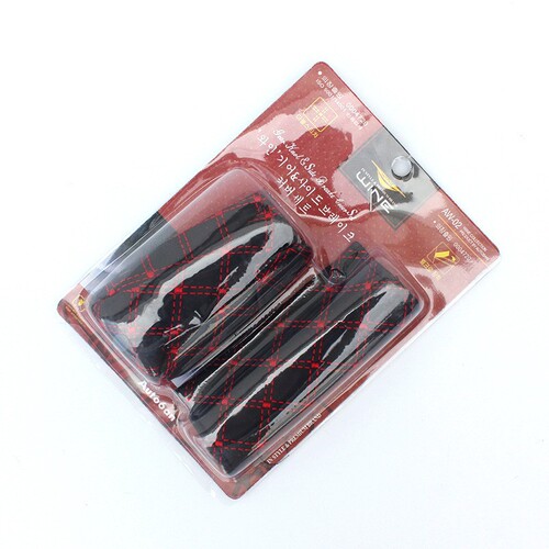 Factory direct sales red wine two-piece set car gear cover handbrake gear cover automatic gear sheath interior 2-piece set universal