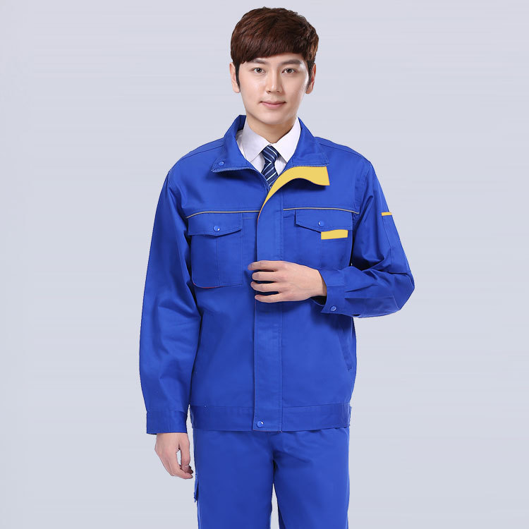 男女长袖工作服套装工厂车间劳保服工衣厂服批发工装制服汽修工程