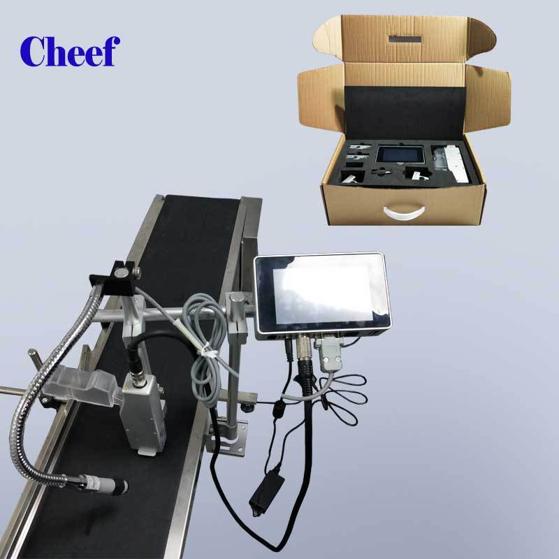 薄膜化妆品喷码机透明袋自封袋喷码机塑料袋喷印数字汉字多行字