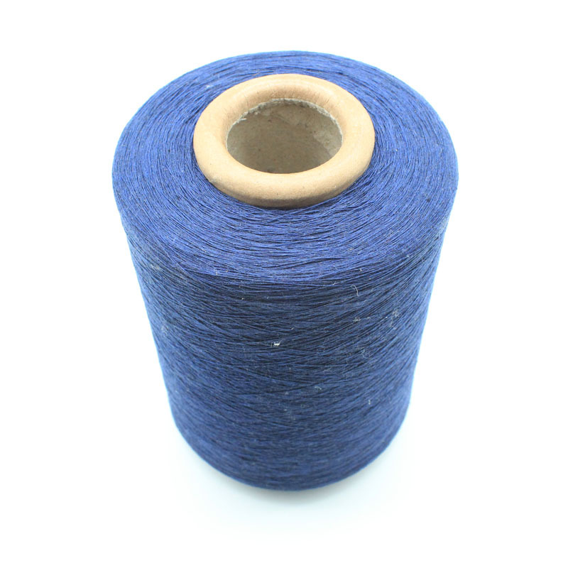 32支牛仔纱 纯色再生涤棉色纱 各种气流纺筒纱厂家批发