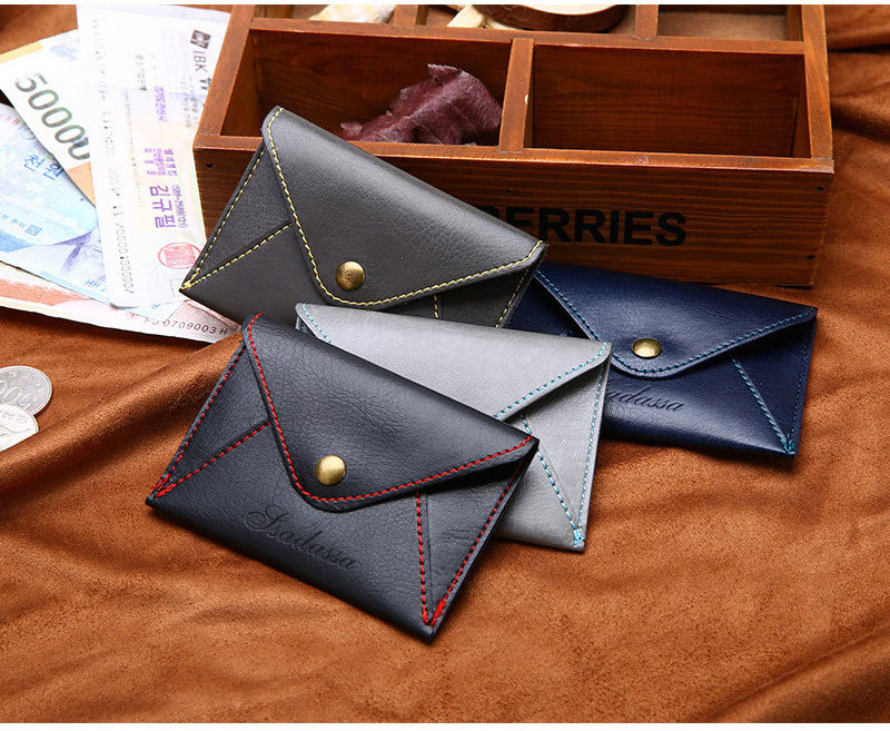 Korean Frosted Coin Purse Ultra-thinbusiness Card Storage Wallet Wholesale display picture 2