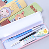 Cartoon cute teaching pencil case for elementary school students suitable for men and women, Korean style, Birthday gift