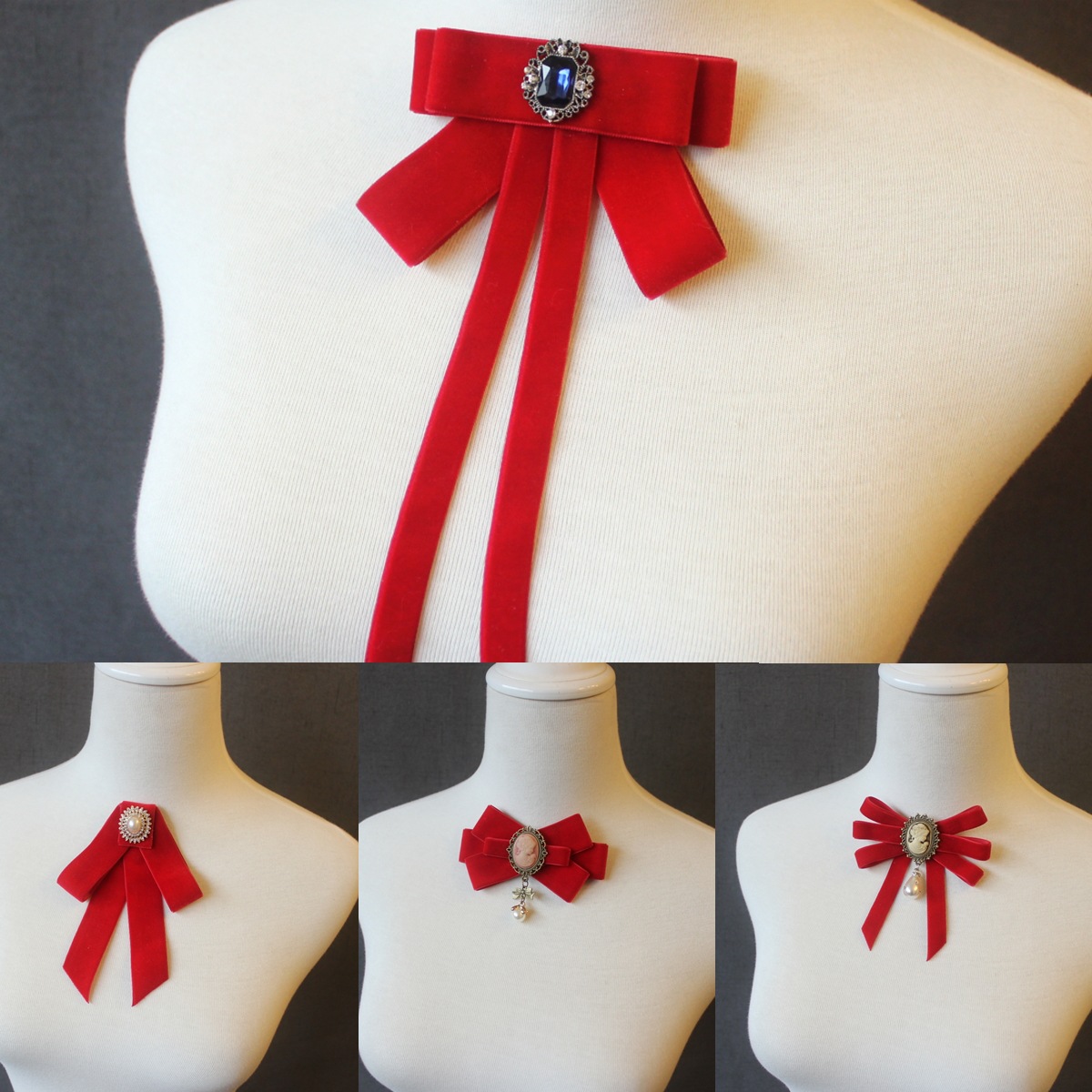 女領花 職業裝學生裝工作服領結配飾 現貨批發女生日系領口配飾