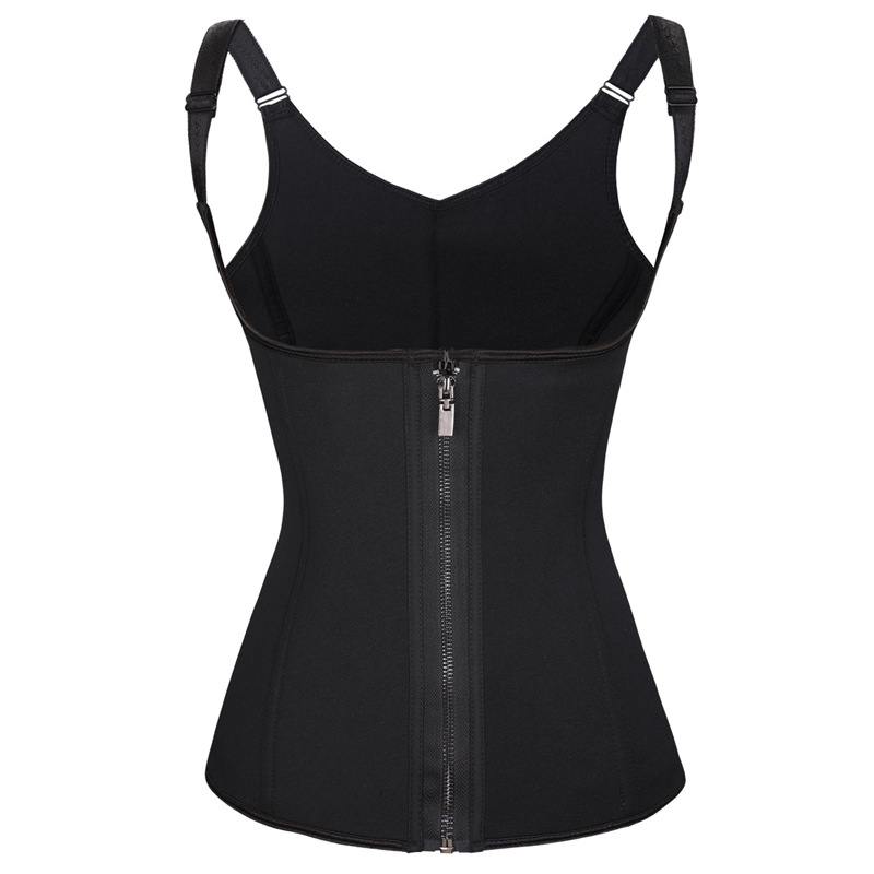 New waist trainer corset adjustable stra...