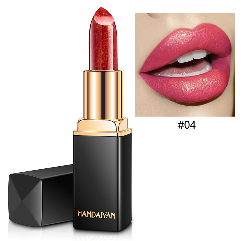 Nuevo Estilo De Metal Brillante Color Nacarado-lápiz Labial Dorado Cambiante display picture 17