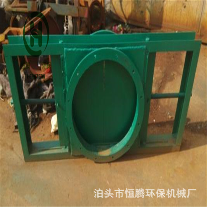 除尘器高温粉尘插板阀方口圆口闸板阀手动插板卸料器1000型厂家