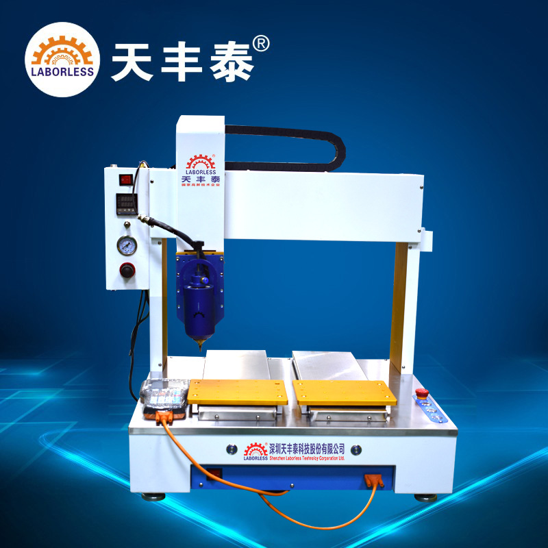 点胶设备 热熔胶点胶机 桌面自动点胶机厂家. 30ML蓝色加热头