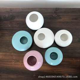 加工制订简约陶瓷汽车香薰瓶香水瓶 小花瓶花插桌面陶瓷工艺饰品