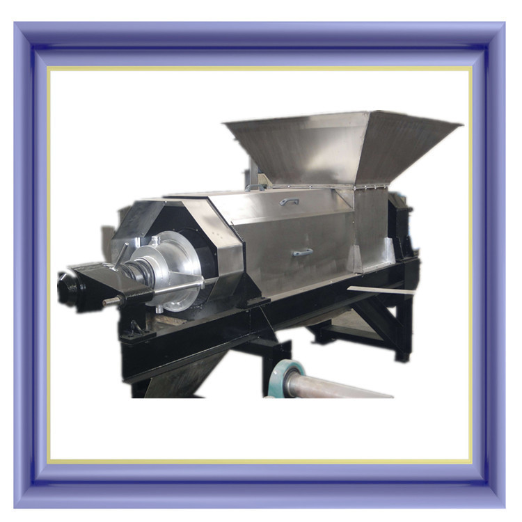 连续式餐厨垃圾挤压脱水机  不锈钢螺旋压榨机