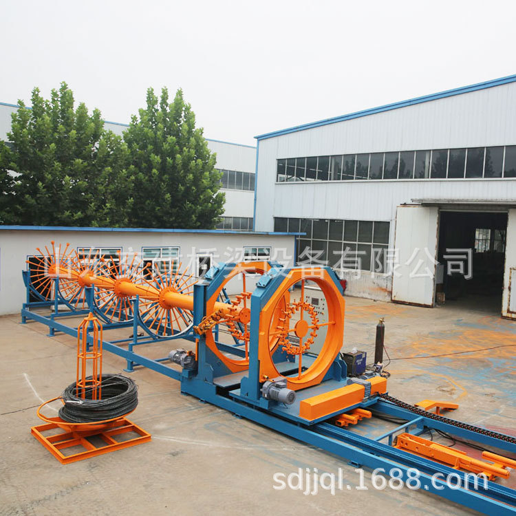 专业加工墩柱，桩基钢筋笼设备  钢筋笼滚焊机哪家好  弯曲机价格