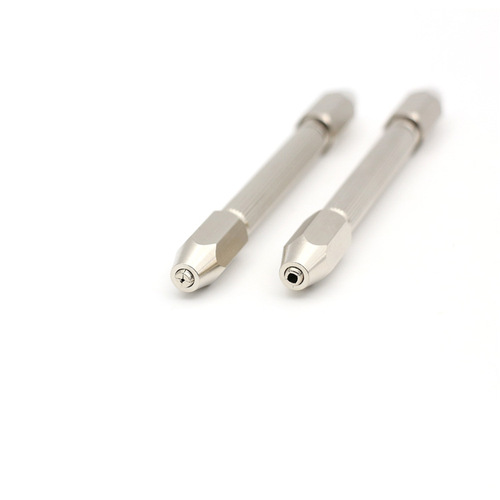 Mini drill clamp pinvise double-headed needle pliers handle hexagonal double-headed watch repair tool