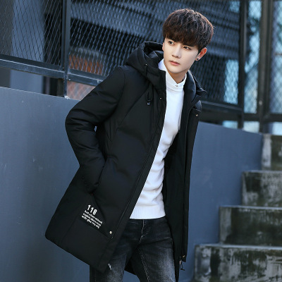 Winter Down Male have more cash than can be accounted for 2018 new pattern Korean Edition Self cultivation handsome thickening young students coat wholesale