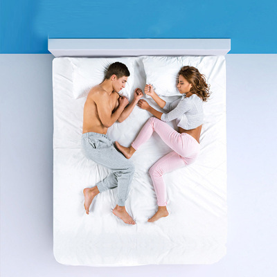 柳桥 床笠单件 1.8m床 加厚夹棉防滑纯白色床罩酒店床垫保护套