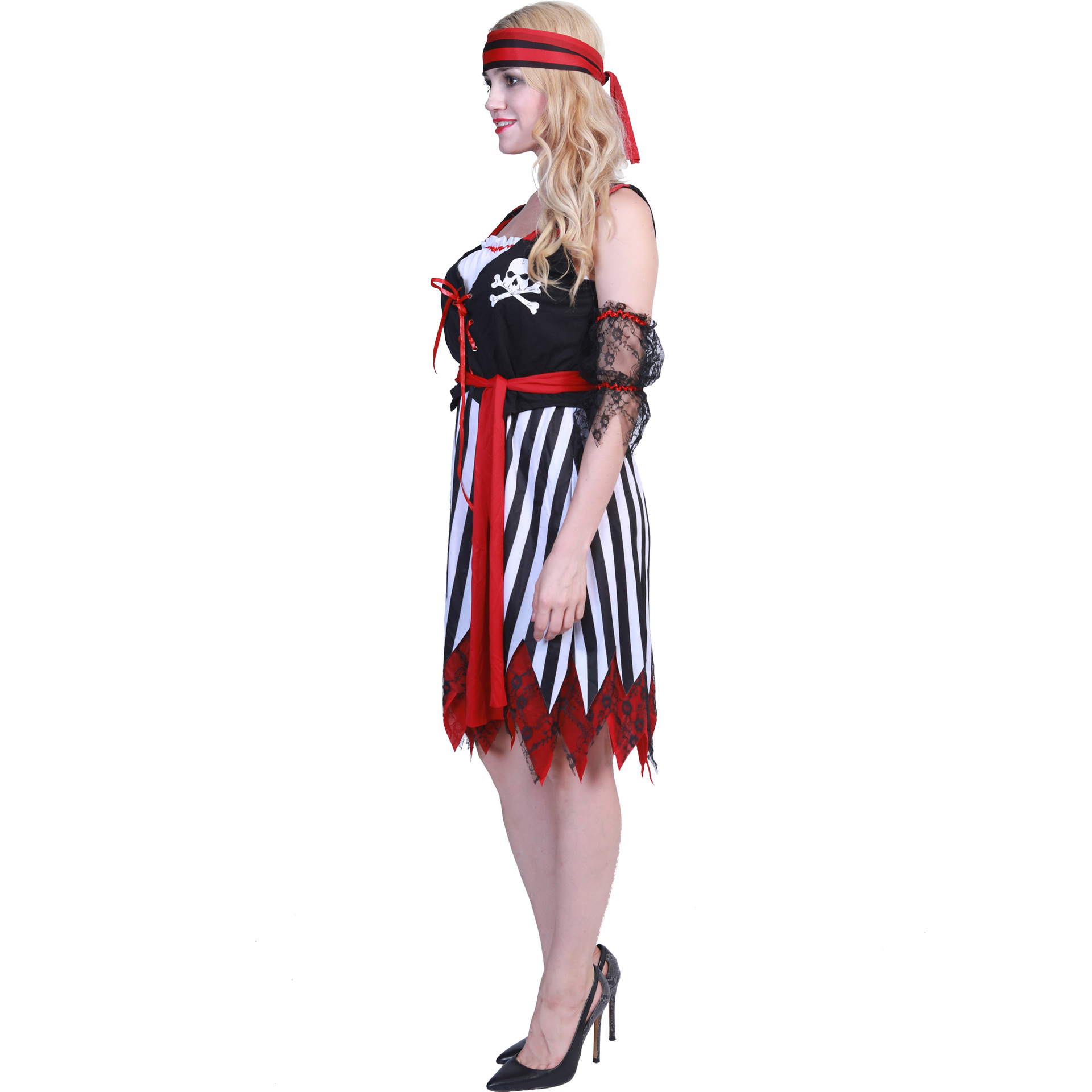 Halloween pirate lady cosplay cool costume_voghion.com