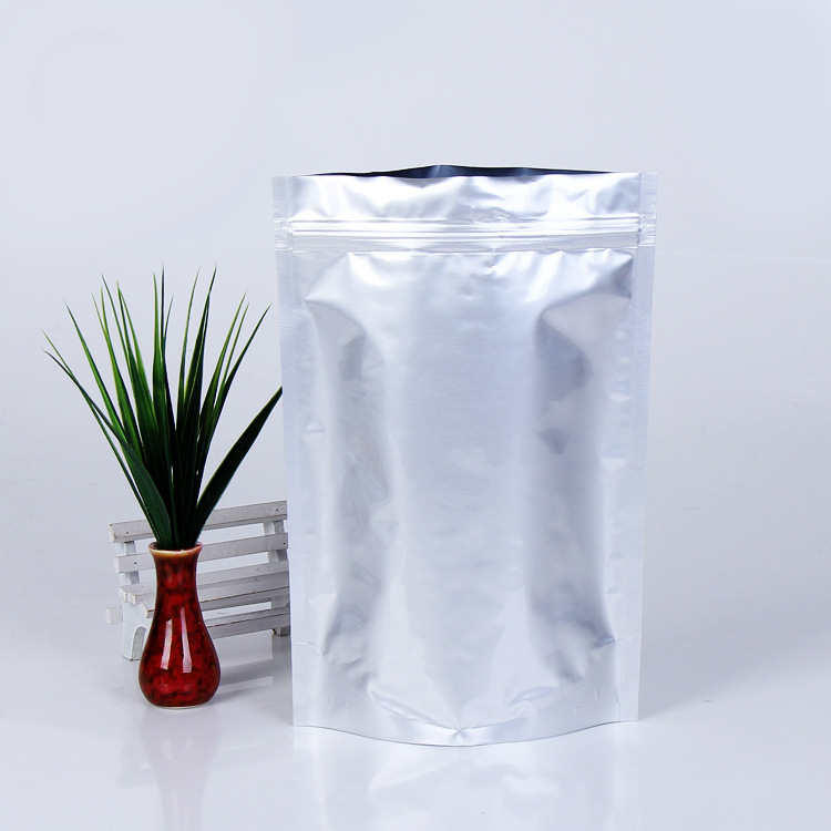 高档加厚铝箔袋铝箔自立自封袋枸杞食品包装袋封口袋夹链袋自封