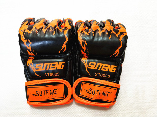 Sagitar five-finger tiger claw MMA mixed martial arts gloves, fighting Sanda split-finger gloves, fingerless punching bag gloves
