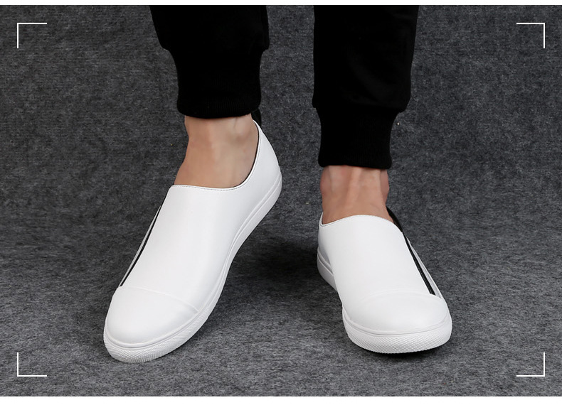 Chaussures pour hommes Été Nouvelles chaussures en cuir de vache pour hommes Chaussures décontractées à la mode coréenne Chaussures grande taille_voghion.com