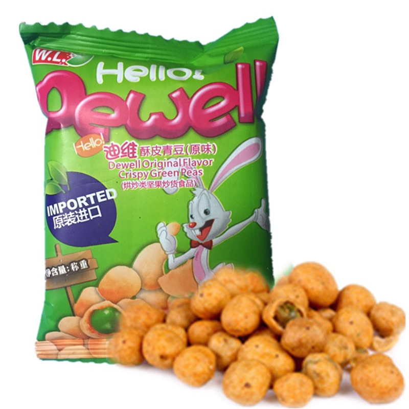 菲律賓進口 威廉 迪維酥皮青豆500g/斤 休閑零食品獨立小包裝批發