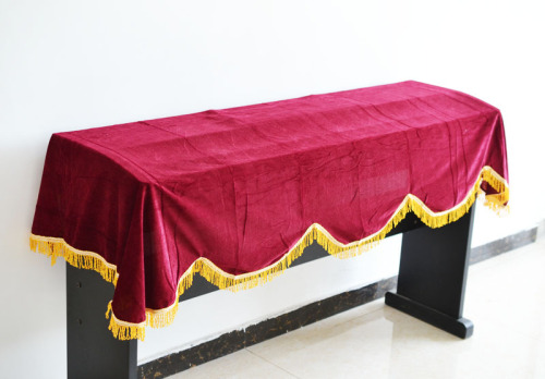 Manufacturer wholesale custom-made gold velvet 88-key digital electric piano universal piano cover dust cover piano cover piano top cover