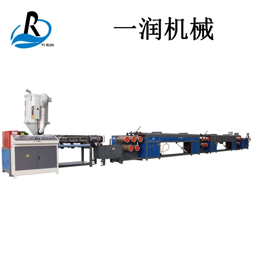 尼龙棕丝拉丝机 PA6尼龙塑料圆丝渔网线钓鱼线挤出拉丝机组设备