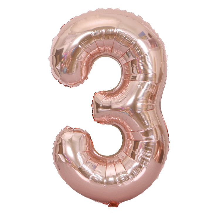 Number Aluminum Film Party Balloon display picture 4