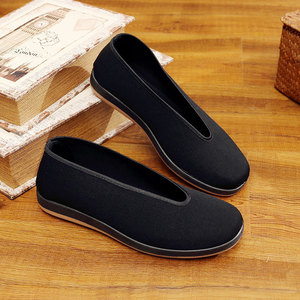 Tai chi kung fu shoes for men Beijing round mouth shoes wear-resistant and non slip clothing shoes