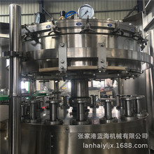 藍海機械 新款 果汁飲料生產線 封口機設備 馬口鐵易拉罐灌裝機