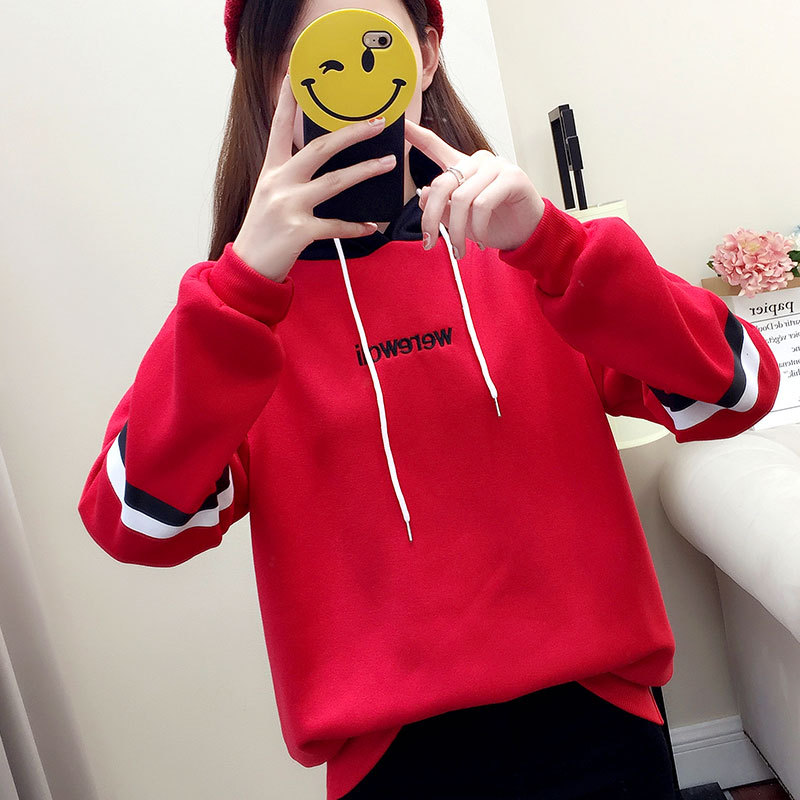實拍秋季上衣2018新款韓版chic連帽衛衣女ulzzang外套學生潮