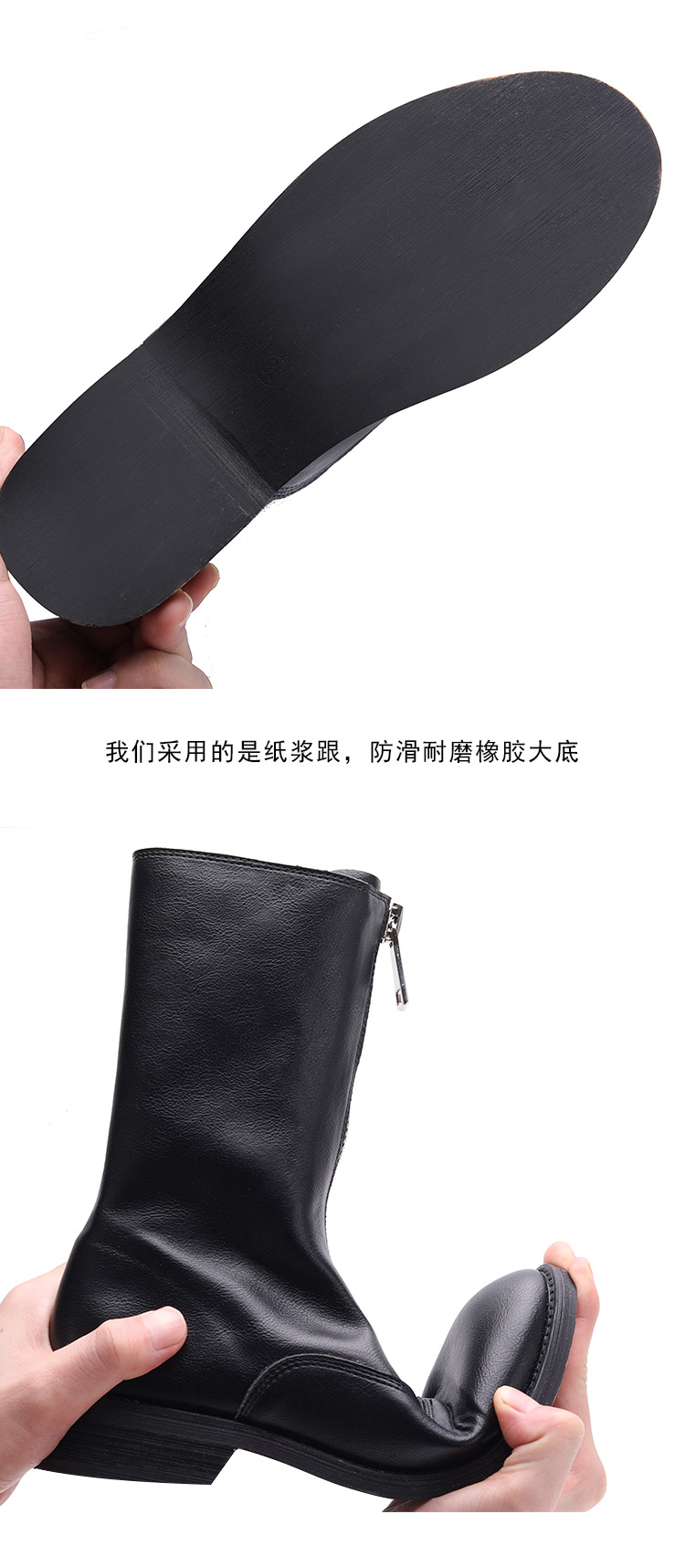 Bottes femme en En cuir - Ref 3354714 Image 16