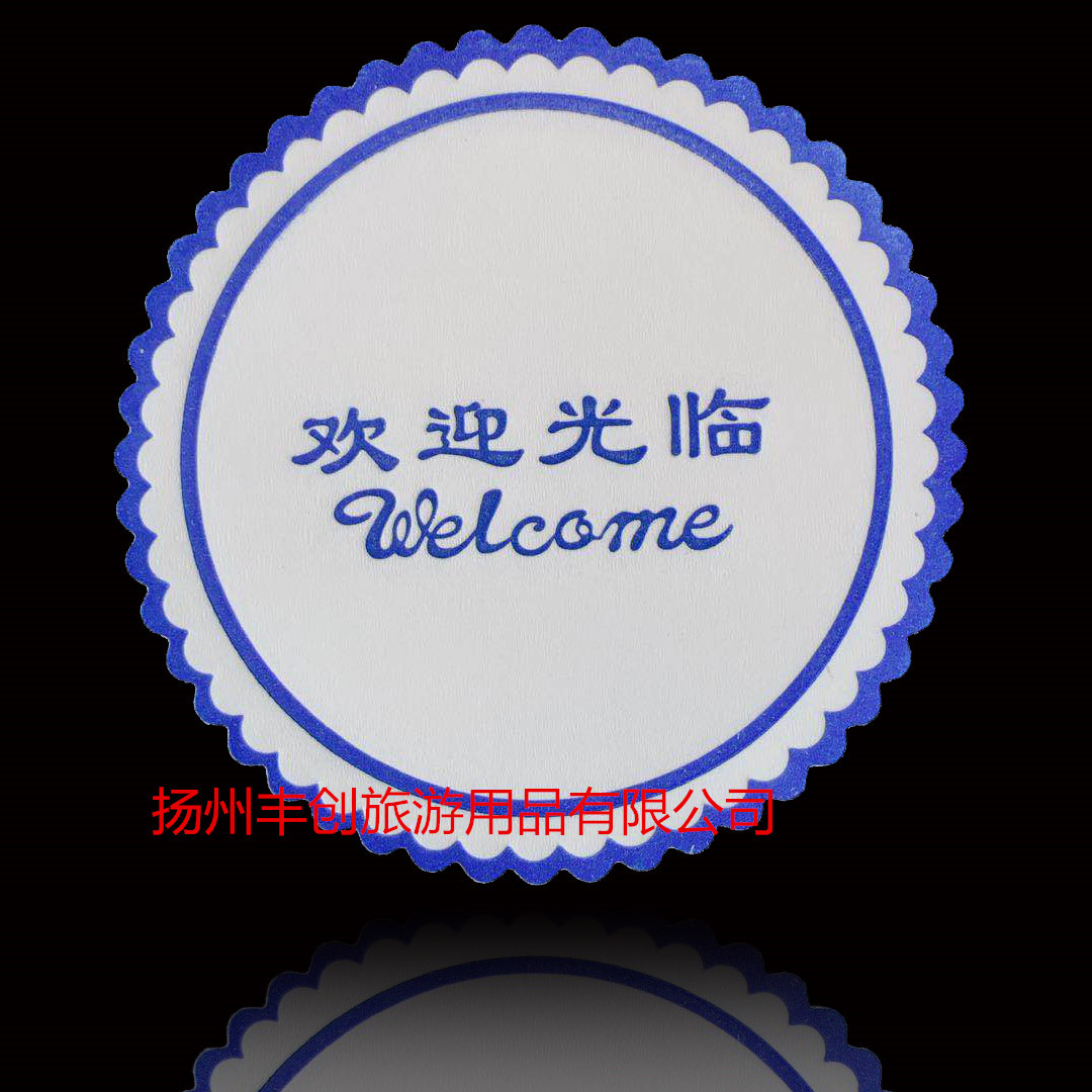 Disposable coaster logo customized Gaestgiveriet Hotel club Disposable supplies Dedicated Absorbent pads Manufactor Direct selling
