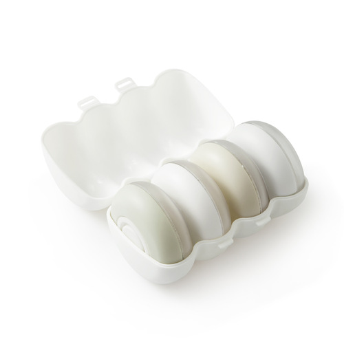 Press Portable Refilling Bottle Travel Sealed Lotion Storage Box Cosmetic Empty Bottle Set (4 Pack)