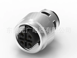 M12 A-CODE 4P/5PIN 母头/母座 带接地 屏蔽 焊线式 防水连接器